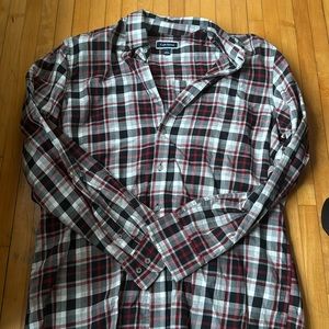Men’s Club Room Long Sleeve Plaid Button Up